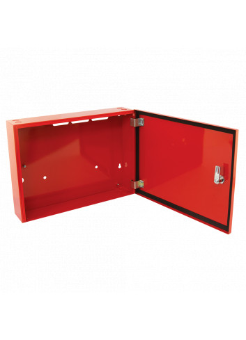 Small Metal Storage Cabinet - Red