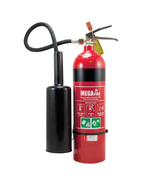 MEGAFire 3.5kg CO2 Portable Fire Extinguisher