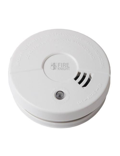 FireKnight Photoelectric Smoke Alarm 9V Battery Stand-alone Operation